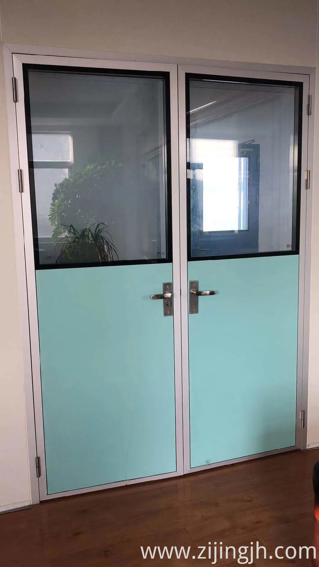 HPL Door with Visual Glass Design Used for Hospital